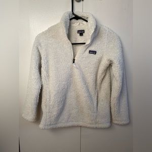 White Patagonia kids (m) pullover sweater